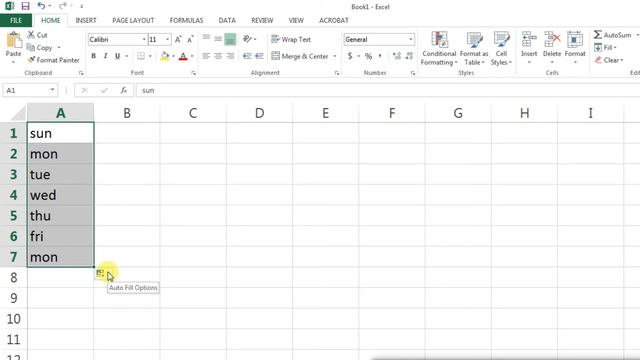 HOW TO USE AUTO FILL FEATURES IN EXCEL 2013 | EXCEL TUTORIALS FOR BEGINNERS | LEARN WITH D.SUJIT смотреть онлайн