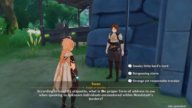 Genshin Impact Question and Answer Quest (Swan's Quiz) смотреть онлайн