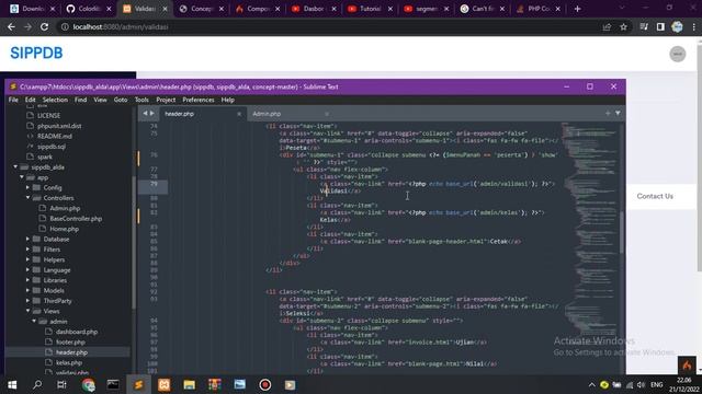 logika php membuat menu active dan panah active dari data controler смотреть онлайн