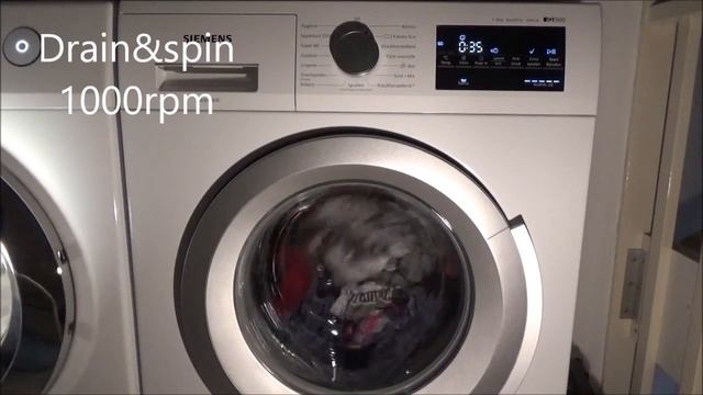 Siemens IQ500 Washing With Miele UltraPhase 1 Detergent!