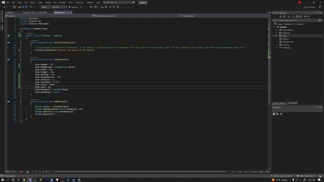 Custom Sword! - Terraria Modding Tutorial (1.4) смотреть онлайн