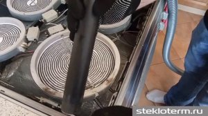 Замена стеклокерамики на плите Gorenje EC 4000SM-E с сенсорным управлением своими силами