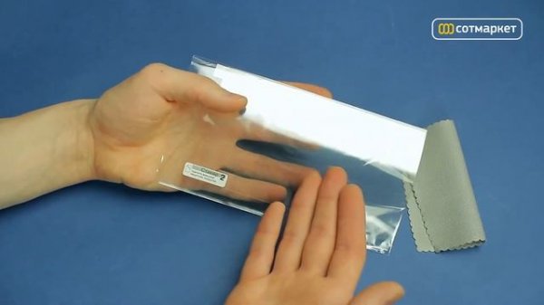 Видео обзор защитной пленки LuxCase 7 для электронных книг от Сотмаркета