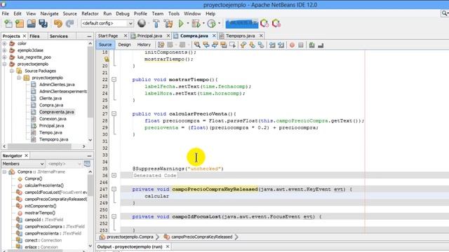 45.3 Evento KeyReleased (soltar tecla) en un JTextField o campo de texto para ejecutar acción (Java смотреть онлайн