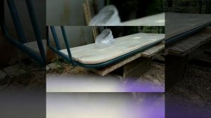 Порвалась ткань на садовой качельке