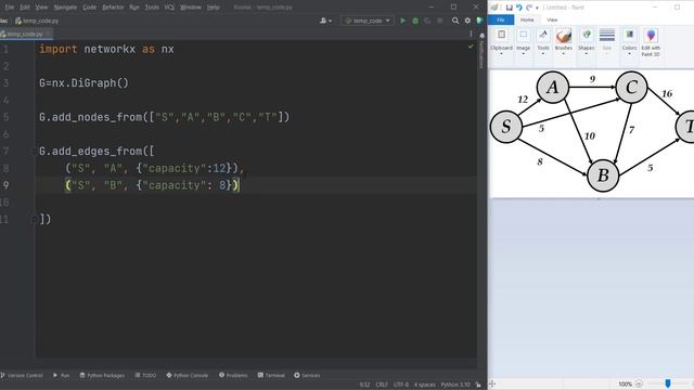 How to Solve Maximum Flow Problem in Python Using NetworkX смотреть онлайн