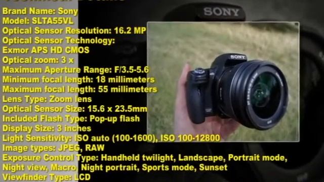 Sony Alpha 55 смотреть онлайн