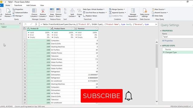 Power Query Replace Value by Column Average смотреть онлайн