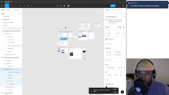 Building a portfolio website with Next.js - Designing with Figma смотреть онлайн