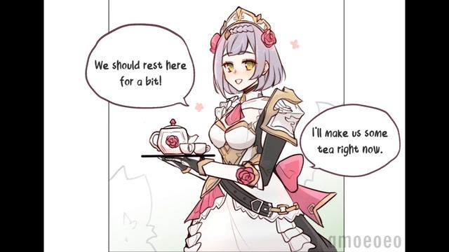 [ Comic Dub ] Genshin Impact Noelle смотреть онлайн