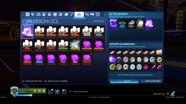 SCAMBIO CON VOI ROCKET LEAGUE  id epiC 11Ma_JUSTIN14