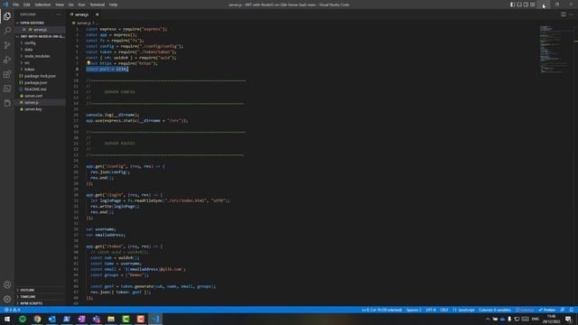 JWT authentication with Qlik Cloud using Node.js (Qlik Cloud) смотреть онлайн