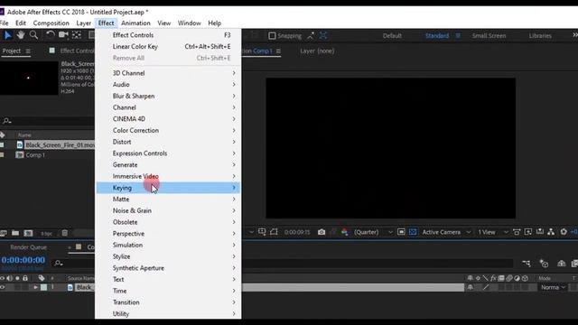 Quickly Remove Black screen after effects in 1 minute | how to remove black screen in after effects смотреть онлайн