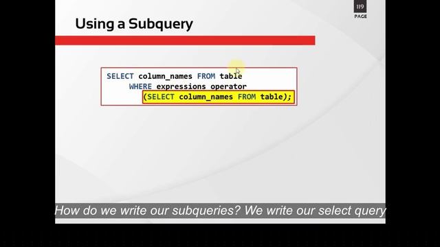 Oracle SQL Certified Beginner to advanced - Using Subqueries - Video 66 - 2020 смотреть онлайн