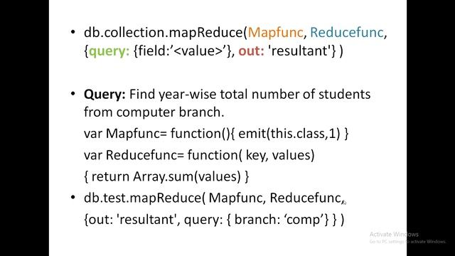 Map-Reduce in MongoDB | Vijayendra Gaikwad смотреть онлайн