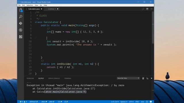 46 - try catch throw ( Error; Exception; Checked; Unchecked ) | Java Tutorials смотреть онлайн
