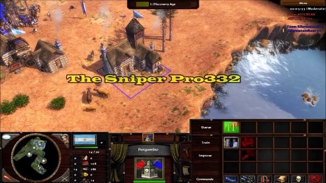 Age of Empires 3 Gameplay Online Argentina WOL ? смотреть онлайн