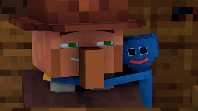 Huggy Wuggy vs Villager : FULL ANIMATION - Minecraft Animation смотреть онлайн