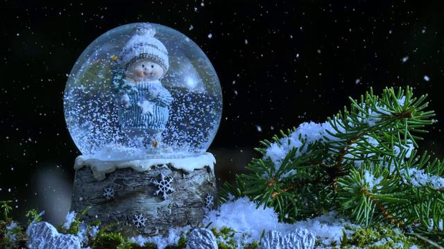 Instrumental Christmas Music ➤ Relaxing Christmas Piano Music & Crackling Fireplace Sounds