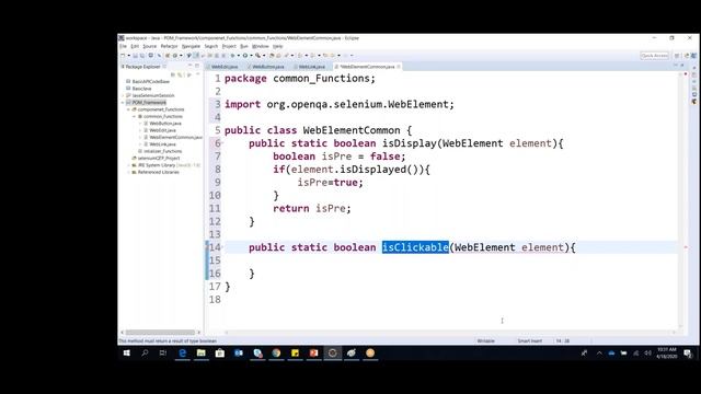 Selenium Framework Creation Part -2 смотреть онлайн