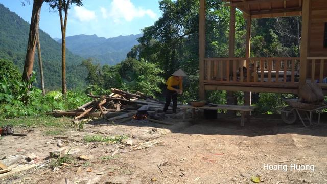 Warm weekend at the Cabin (Wooden house) | Hoang Huong смотреть онлайн