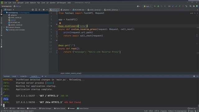 Reverse Proxy mit FastAPI - baue deinen eigenen Reverse Proxy смотреть онлайн