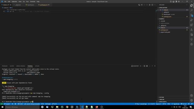 Автоматическая генерация CHANGELOG.md c помощью npm-changelog смотреть онлайн