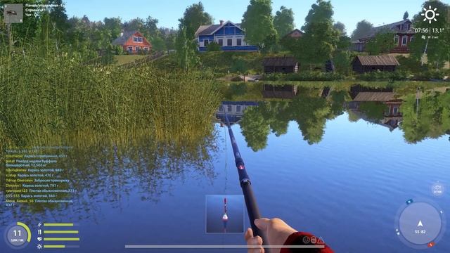 КАК ЛОВИТЬ УКЛЕЙКУ НА ПОПЛОВОК В РУССКОЙ РЫБАЛКЕ 4 смотреть онлайн