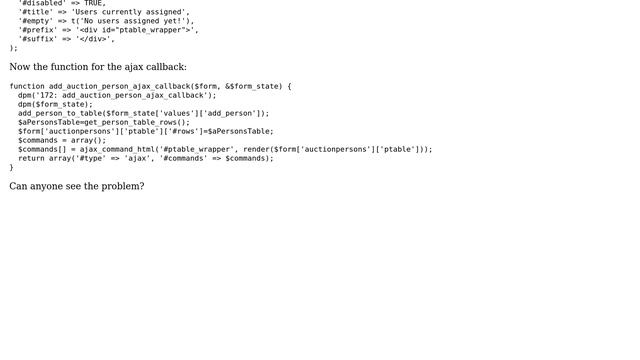 Drupal: Ajax button strange behaviour when clicked twice смотреть онлайн