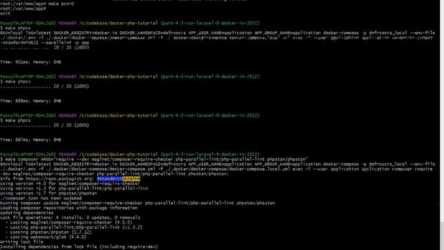 Run PHP QA tools in parallel on Docker via Makefile [Tutorial] смотреть онлайн