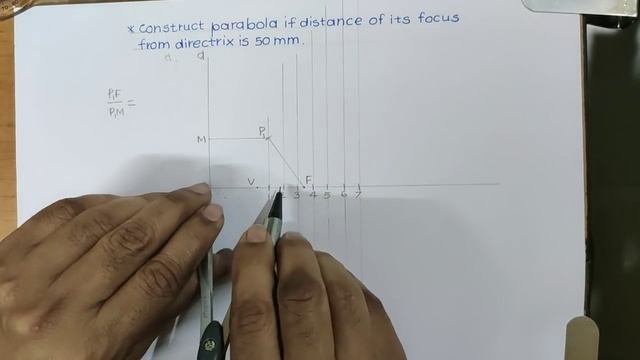 Parabola by Focus Directrix Method смотреть онлайн