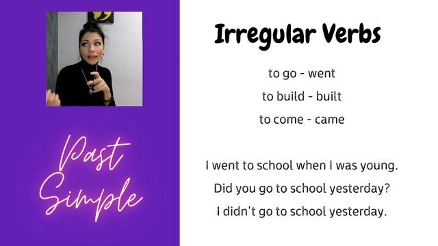 Урок 48. Английский с начала. Разговорный курс A1-A2. Past Simple Неправильные глаголы Часть 1 смотреть онлайн