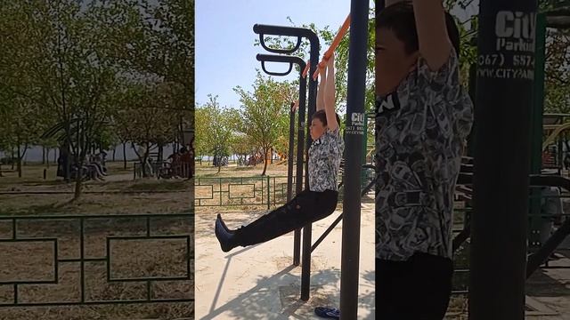 Подъем прямых ног в висе 30 повторений.Уровень мастера по П.Уэйду. смотреть онлайн
