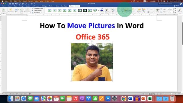 How To Move Pictures In Word - [ Office 365 ]