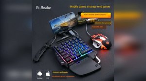 Клавиатура и мышь для СМАРТФОНА! Играй на iPhone или Android как на ПК!