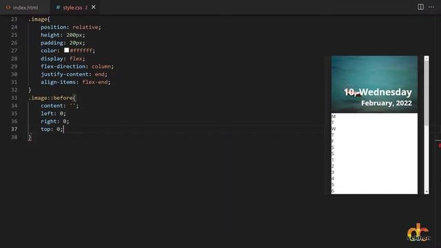 Calendar Card | HTML CSS | Sekhon Design & Code смотреть онлайн