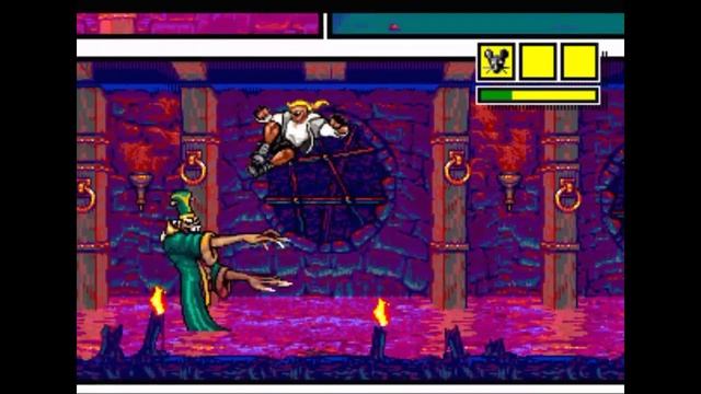 Sega Mega Drive 2 (Smd) 16-bit Comix Zone Битва с Боссами