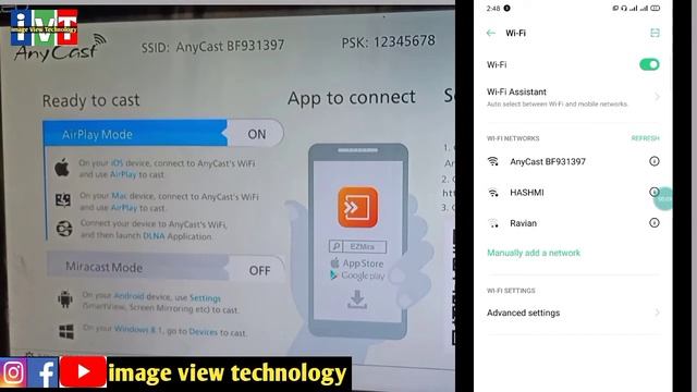 anycast m9 plus complete setup with tv and mobile| tutorial| anycast setup смотреть онлайн