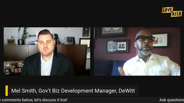 LOVE + RELO: Mel Smith, Gov't Business Development Manager, DeWitt Companies смотреть онлайн