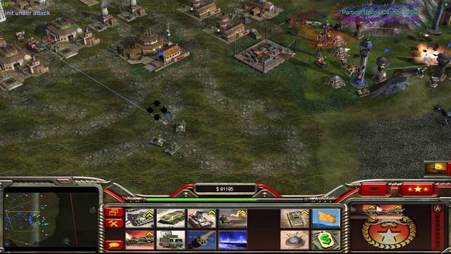 China Tank General Command Conquer Generals Zero Hour 1vs3 HARD Gameplay Last Stand V2 смотреть онлайн