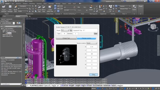 AutoCAD Plant 3D Nozzles смотреть онлайн
