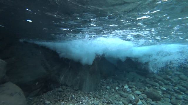 Водопад на Кынгарге | Подводная съёмка | февраль 2020 смотреть онлайн