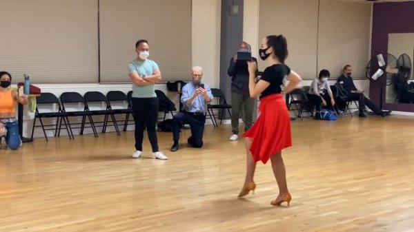 Follower lady style shines count. No music. #bachata #dance #dancing #dancer #salsa