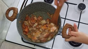 Тушеная картошка с мясом / Мясо с картошкой просто и вкусно / Stewed potatoes with meat