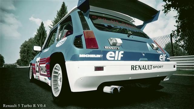 (Assetto Corsa) Renault 5 Turbo R V0.4 - Exhaust Sound