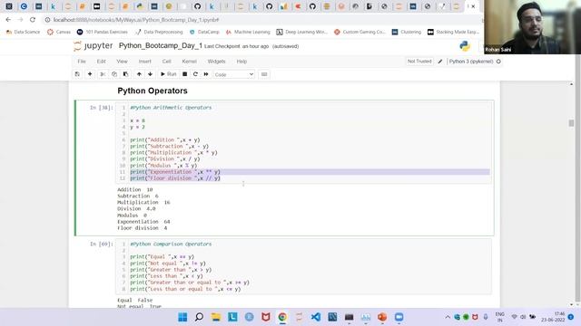 Job Oriented Python Workshop By Rohan Saini | Day 1