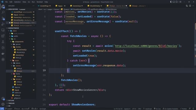 Web Dev With Golang React 25 Menampilkan Data Movies Berdasarkan Genre Di React Js смотреть онлайн