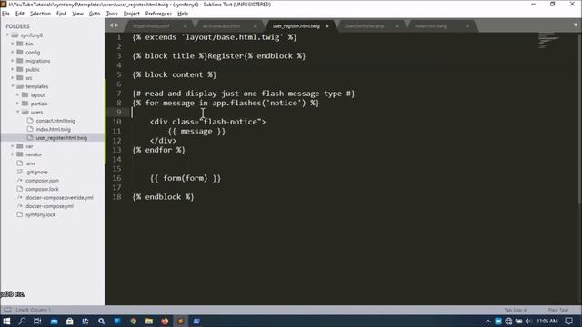 11. Symfony 6.x Flash Messages | How to set flash mess key and value? | Get Flash Message in Twig смотреть онлайн