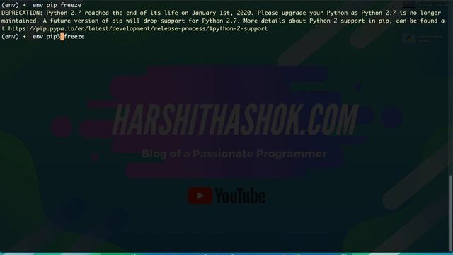 Managing your Virtual Environment | In Mac смотреть онлайн