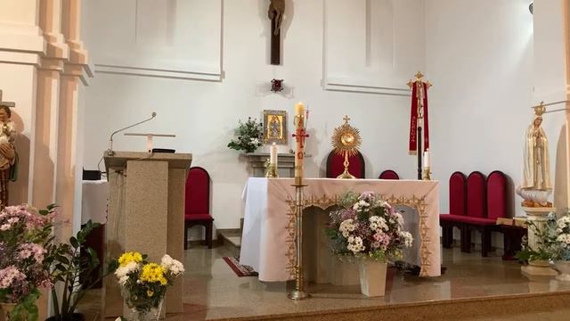 Св. Месса - четверг 5.05.2022 в 18.00, Розарий и Адорация до 20.00 смотреть онлайн